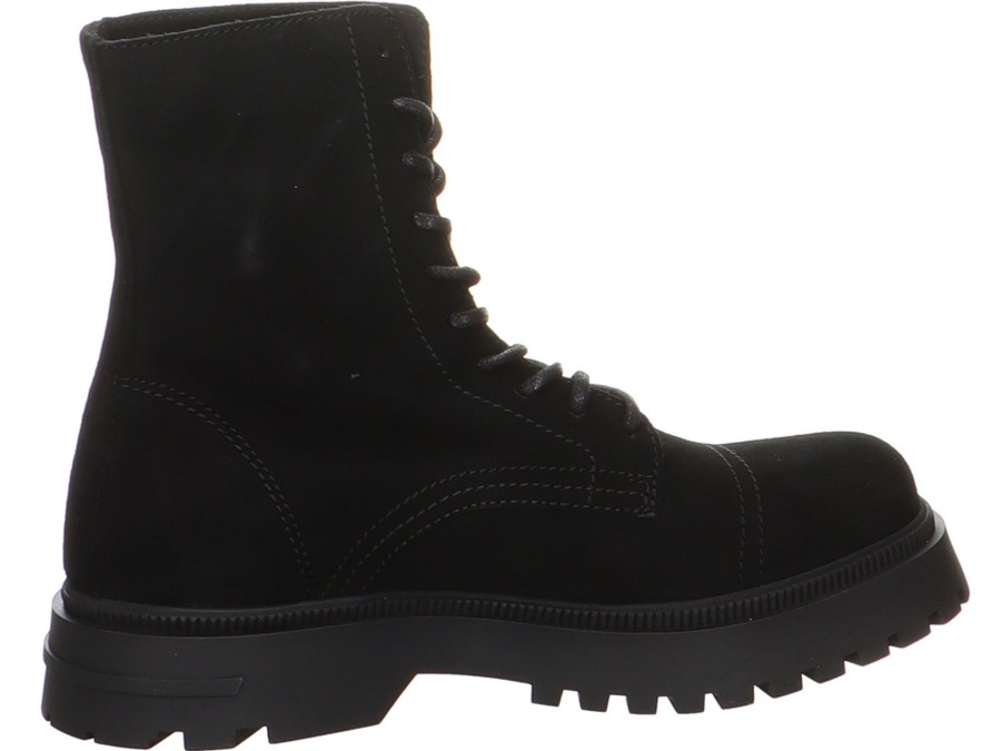 Herren Tommy Hilfiger Boots | Casualer Leder Schnurstiefel