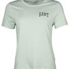 Damen Gant Shirts / Tops | Schlichtes Shirt In Minze