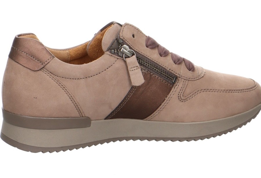 Damen Gabor Halbschuhe | Sneaker Mit Details In Bronze