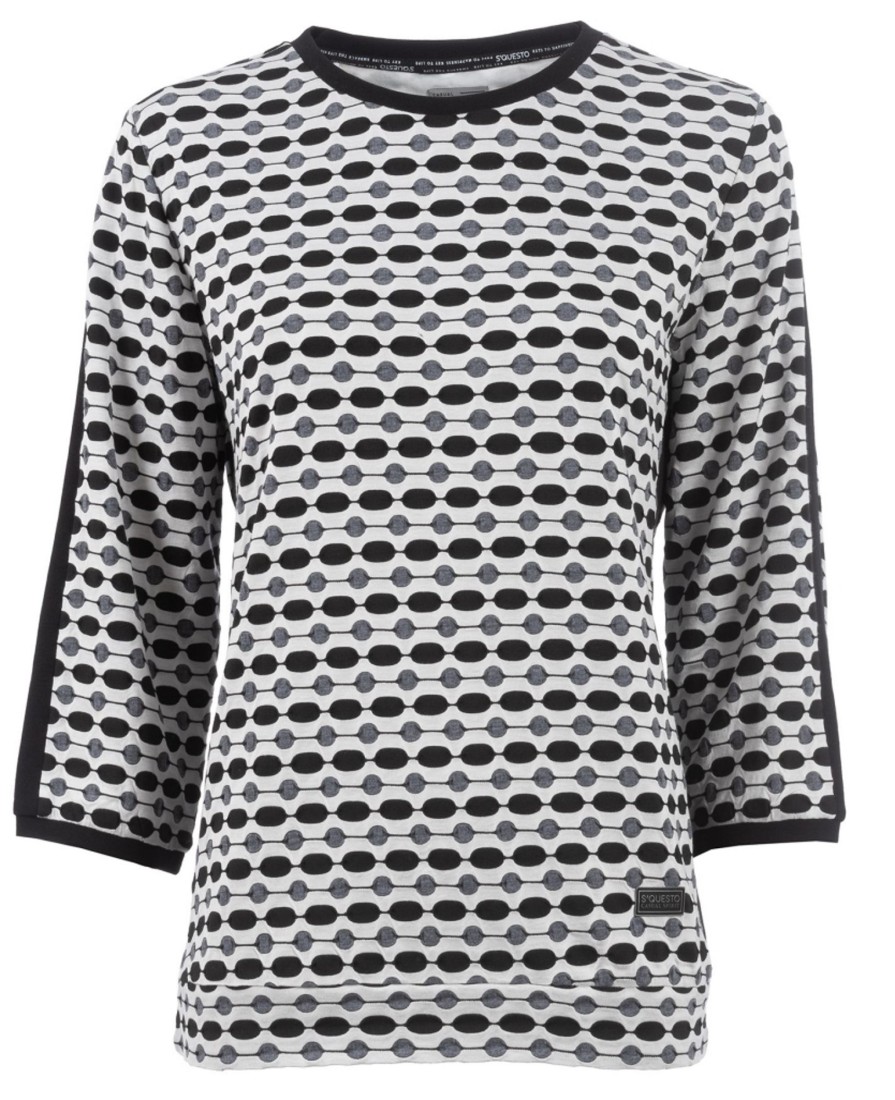 Damen soquesto Shirts / Tops | Shirt Mit Grafischem Muster