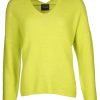 Damen Mos Mosh Pullover | Wollpullover Mit V-Ausschnitt