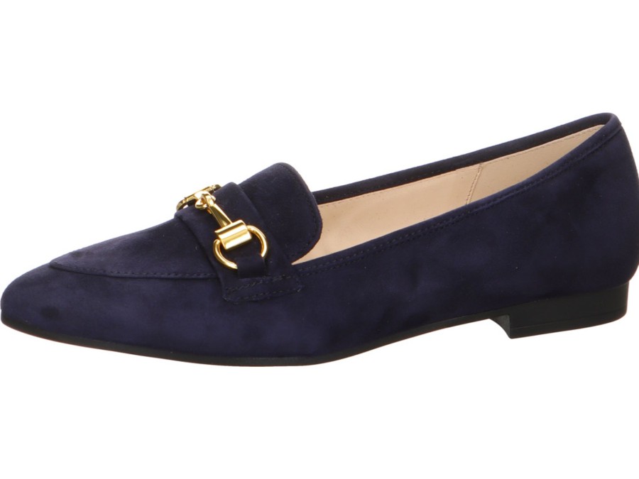 Damen Gabor Halbschuhe | Loafer In Atlantikblau