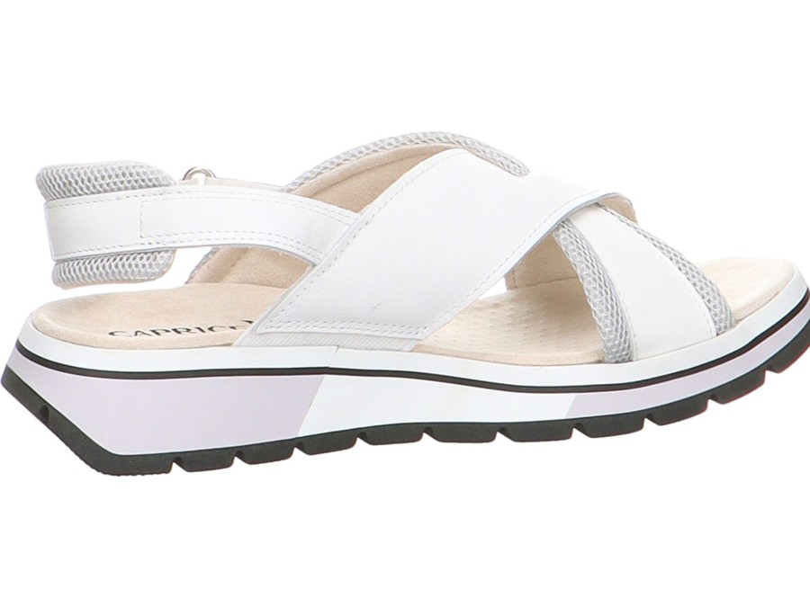 Damen Caprice Sandaletten | Sandalette Mit Klettverschluss