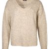 Damen S.Marlon Pullover | Grau Melierter Pullover