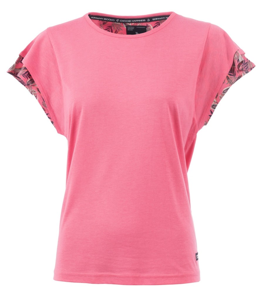 Damen soquesto Shirts / Tops | Shirt Mit Volant-Armeln