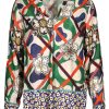 Damen Milano Italy Blusen / Tuniken | Bunte Bluse Im Blumen-Print