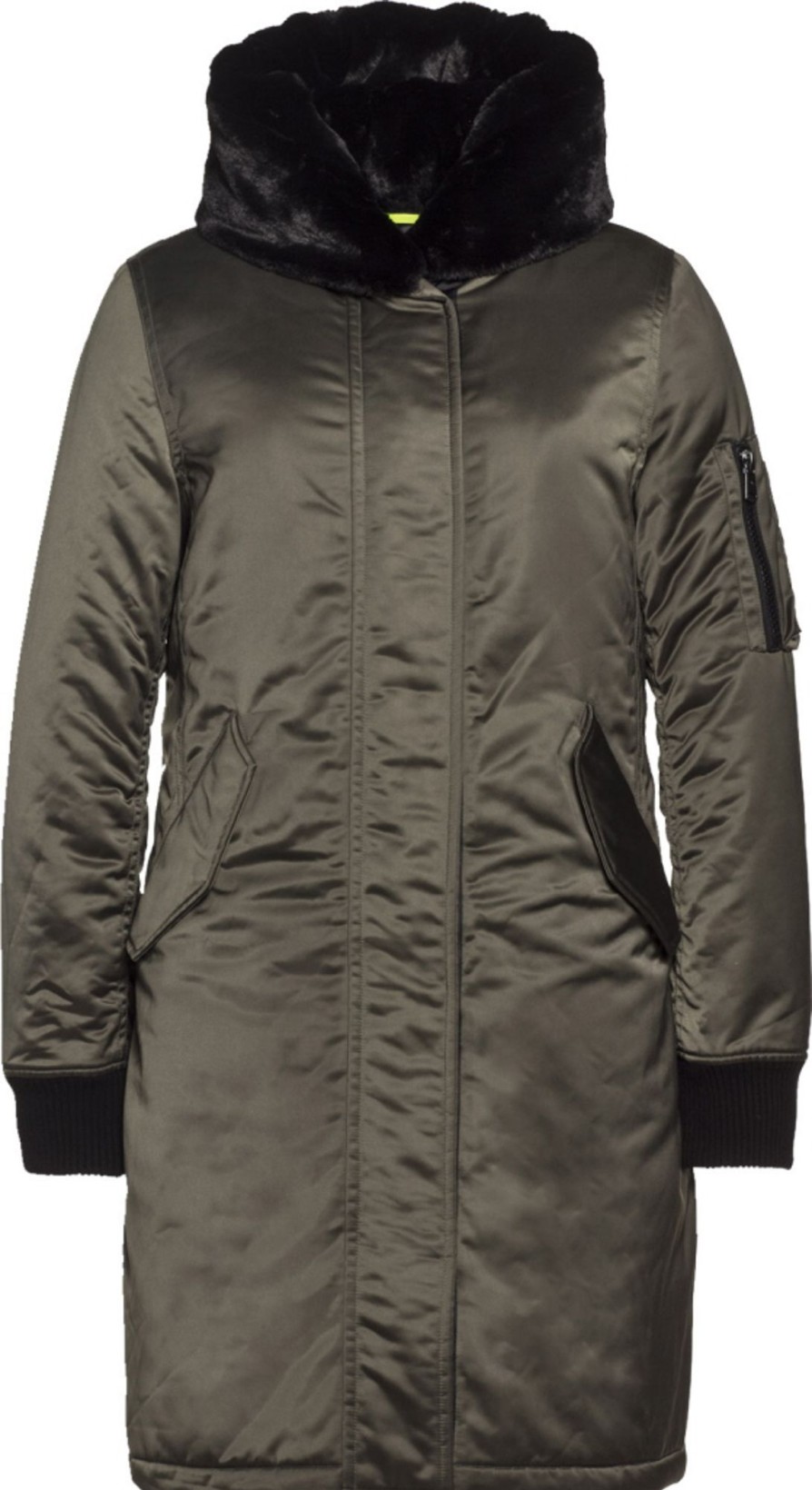 Damen Beaumont Amsterdam Mantel / Jacken | Parka Mit Kunstfellkapuze