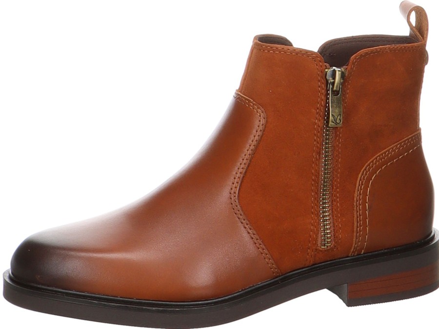 Damen Caprice Stiefeletten | Stiefelette Mit Beidseitigem Reisverschluss