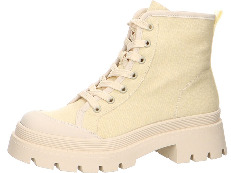 Damen La Strada Boots / Booties | Schnurstiefelette Aus Canvas