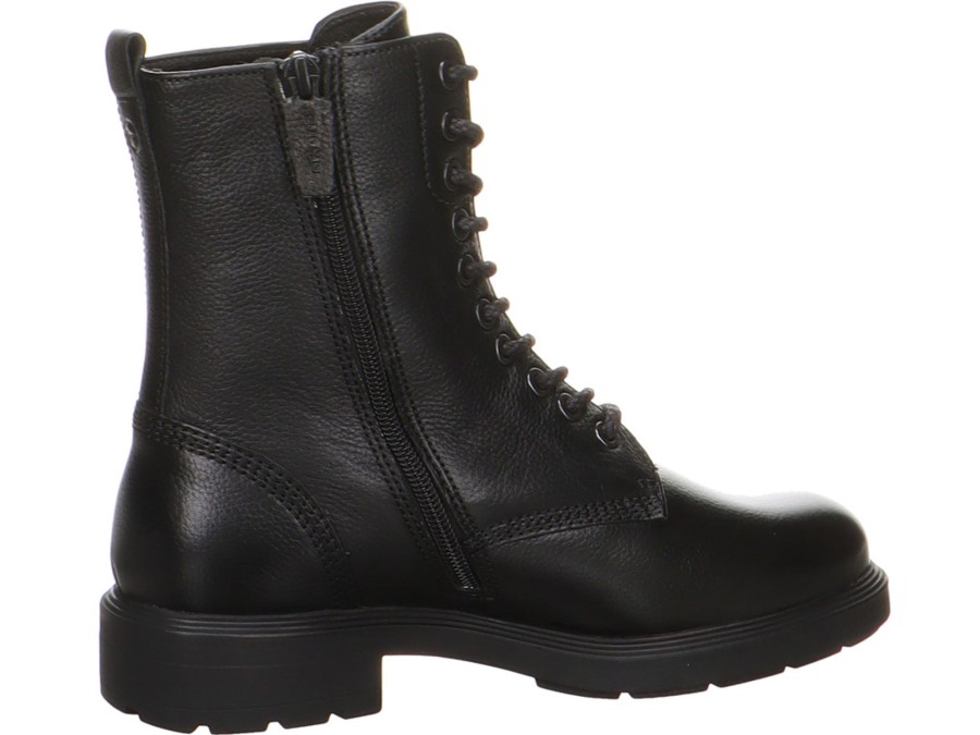 Damen Tamaris Boots / Booties | Stylischer Leder Schnurstiefel