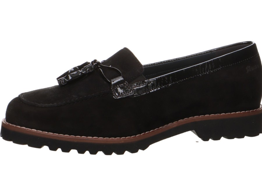 Herren Sioux Extra Weit | Damenslipper Im Collage Look - Meredith-730-H